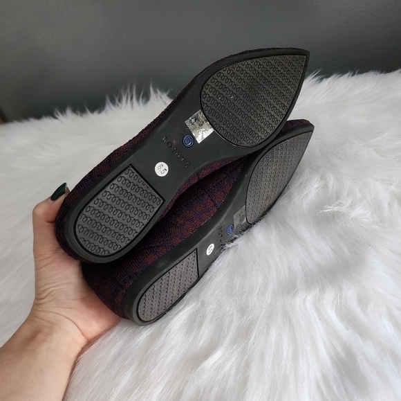 *NIB* Rothy's The Point in Cranberry Plaid - Picture 9 of 11